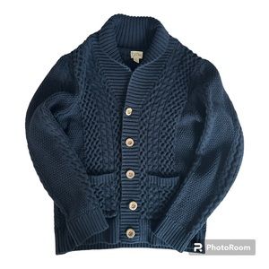 JCrew Blue Cardigan